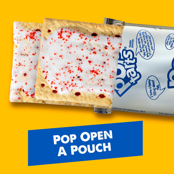 Pop-Tarts Frosted Raspberry Toaster Pastries, Breakfast Foods, 8 Count - Image 5