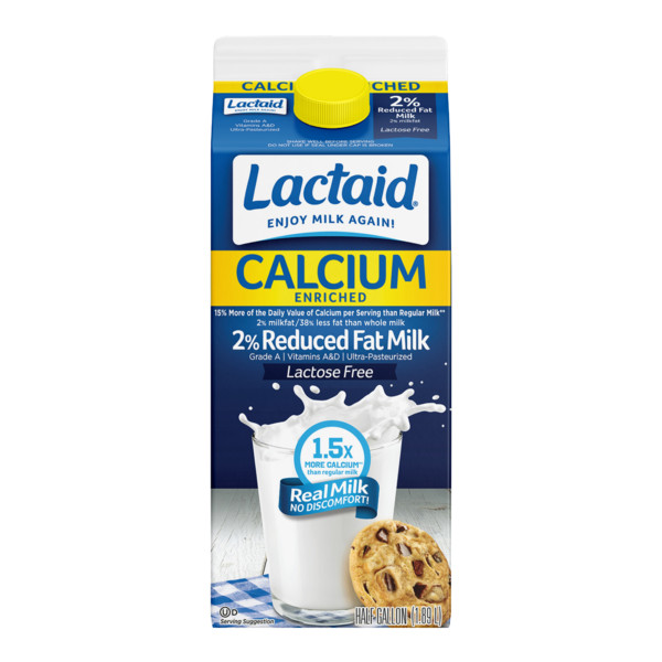 Lactaid 2% Reduced Fat Milk Calcium Enriched