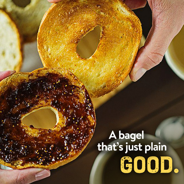 Canyon Bakehouse Plain Bagels, Gluten Free Bagels, 100% Whole Grain, Frozen, 4 Count - Image 3