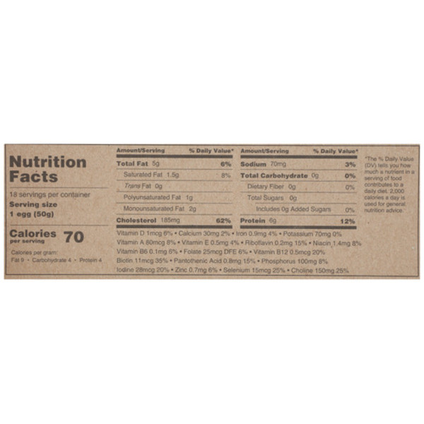Vital Farms 18 ct Pasture Raised Large Grade A Eggs - Image 4