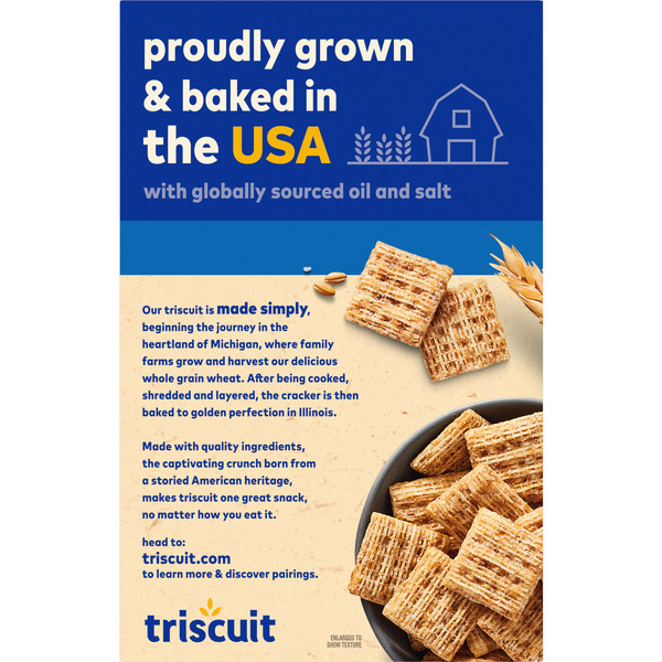 TRISCUIT Minis Original Whole Grain Wheat Crackers, Vegan Snacks, Snack Crackers 8 oz - Image 4