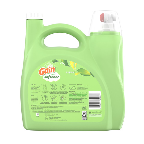 Gain Liquid Fabric Softener, Original Scent - Image 9