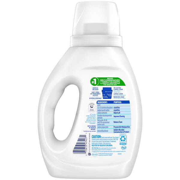 All Liquid Laundry Detergent, Free Clear, 30 Fluid Ounces, 24 Loads - Image 2