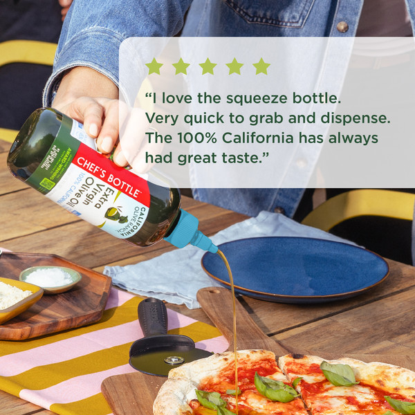 California Olive Ranch Chef's Bottle, Extra Virgin Olive Oil, 100% California - Image 3