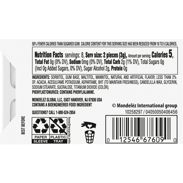 Trident Peppermint Sugar Free Gum - Image 4