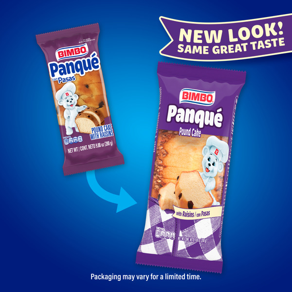Bimbo Panqué con Pasas, Plain Pound Cake with Raisins (Requires 24-hour lead time) (Requires 24-hour lead time) - Image 2