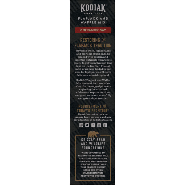Kodiak Power Cakes Cinnamon Oat Flapjack & Waffle Mix - Image 2