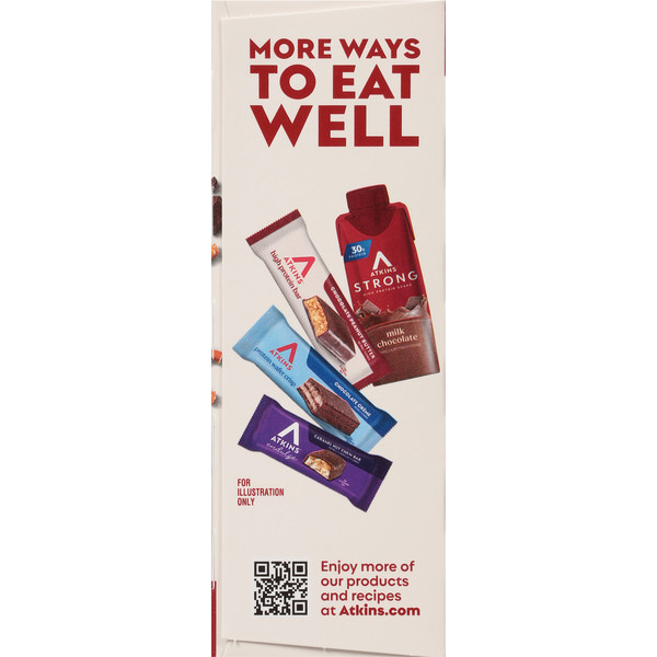 Atkins Chocolate Peanut Butter Pretzel High Protein Bar - Image 2