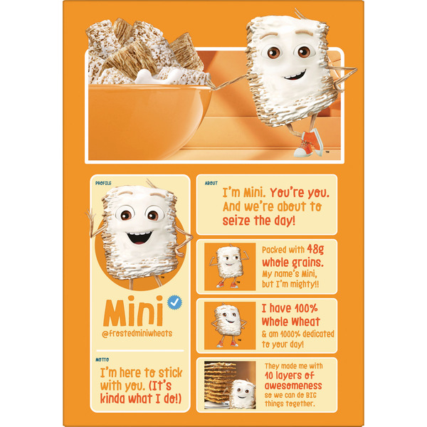 Frosted Mini-Wheats Frosted Mini-Wheats Breakfast Cereal, High Fiber, 48g Whole Grain - Image 9