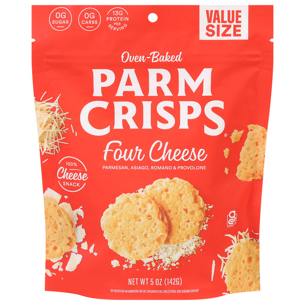 ParmCrisps Oven-Baked Four Cheese Snack Value Size