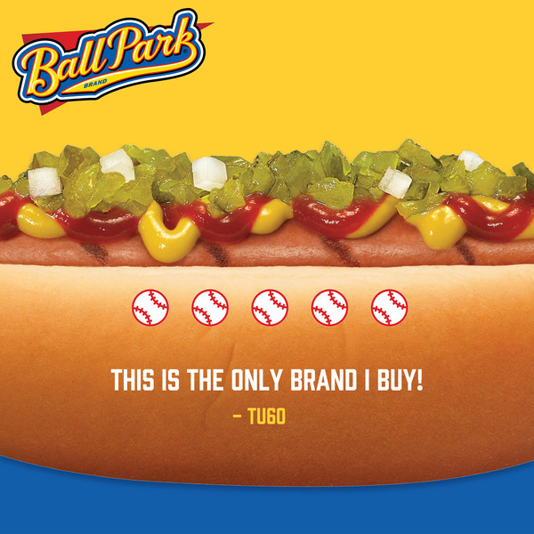 Ball Park Bun Length Hot Dogs, Classic, 8 Count - Image 3
