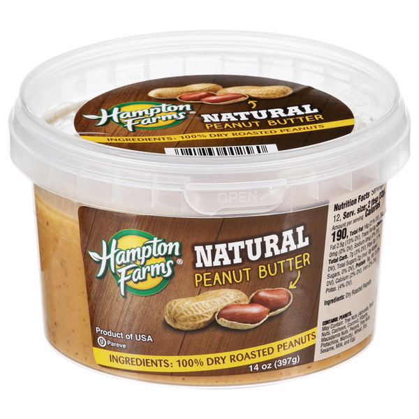 Hampton Farms Natural Peanut Butter