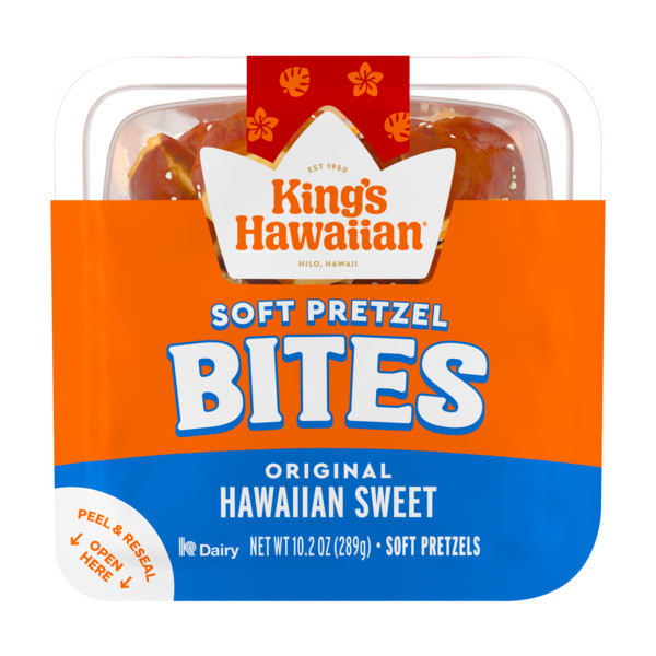 King's Hawaiian Original Hawaiian Sweet Soft Pretzel Bites - Image 4