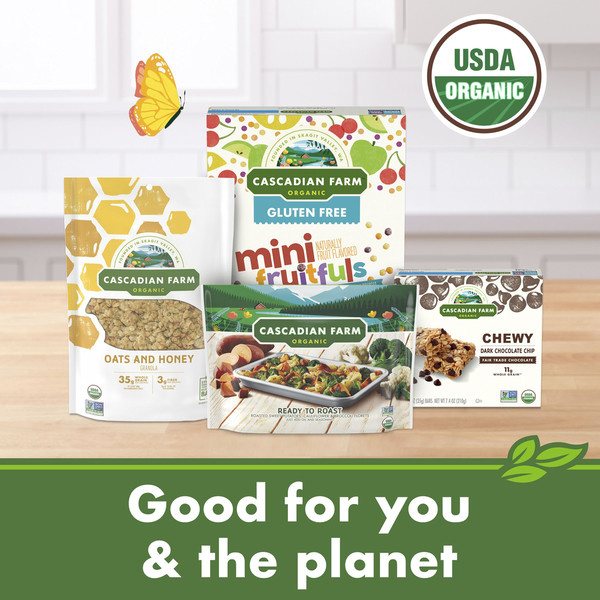 Cascadian Farm Organic Oats and Honey Granola Cereal - Image 6