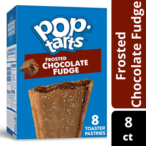 Pop-Tarts Frosted Chocolate Fudge Toaster Pastries, Breakfast Foods, 8 Count