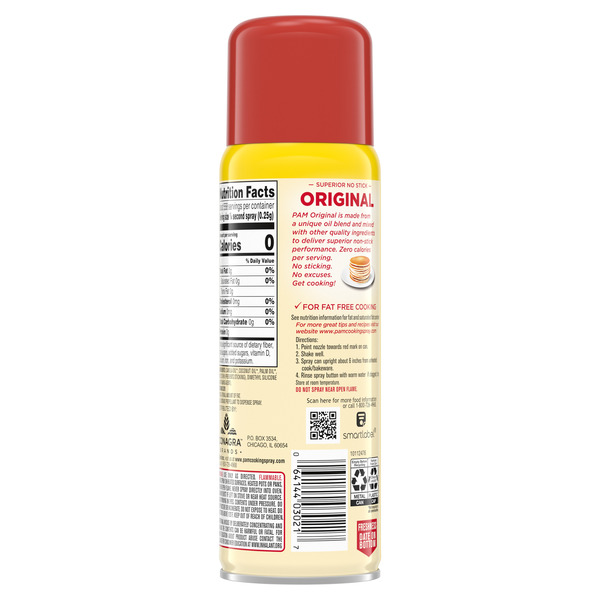 Pam Original Canola Oil Blend Non-Stick Cooking Spray - Image 6
