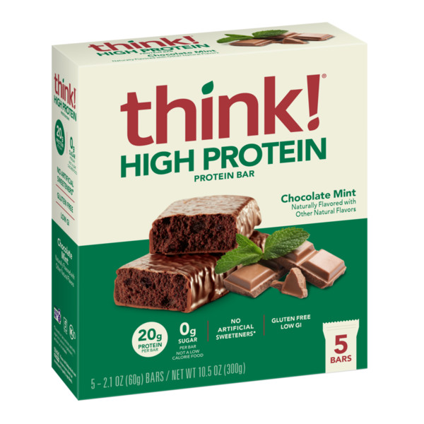 think! High Protein Chocolate Mint Protein Bars