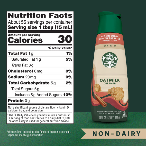 Starbucks Non-Dairy Brown Sugar Cinnamon Flavored Creamer - Image 7