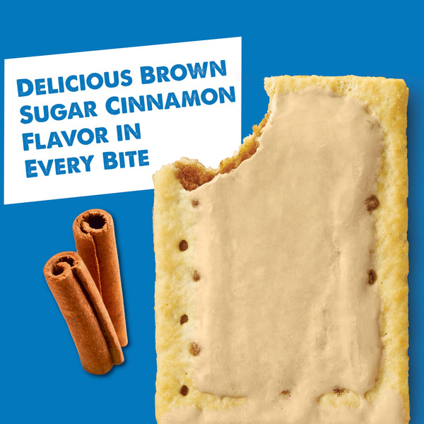 Pop-Tarts Frosted Brown Sugar Cinnamon Toaster Pastries, Breakfast Foods, Value Pack, 12 Count - Image 4