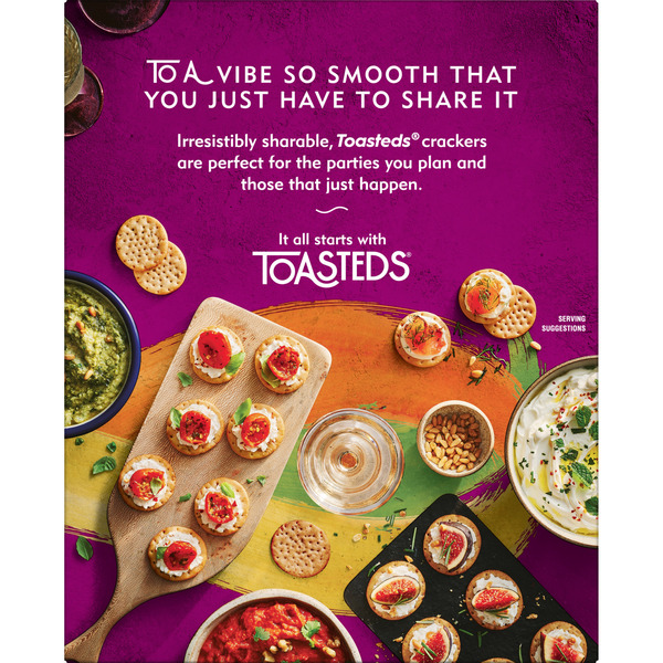Toasteds Variety Pack Crackers, Party Snacks, Party Pack, 12 oz - Image 8