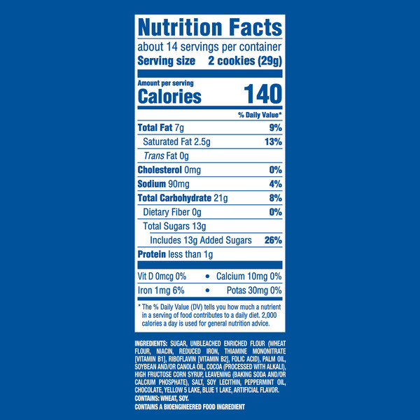 Oreo Mint Creme Sandwich Cookies 14 oz - Image 8