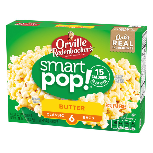 Orville Redenbacher Smart Pop! Butter Popcorn, Microwave Popcorn - Image 3