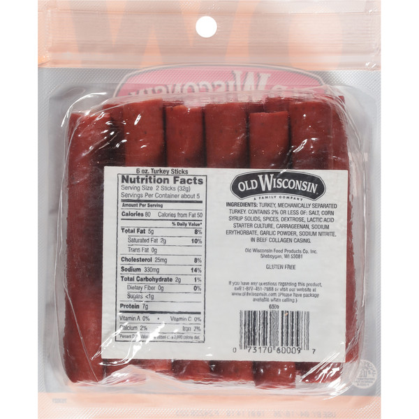 Old Wisconsin Smoked Sausage Turkey Sticks - Image 4