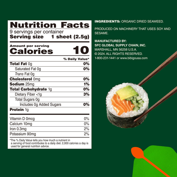 Bibigo Organic Seaweed Wraps - Image 7