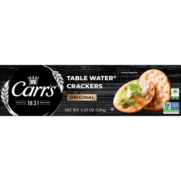 Carr's Original Table Water Crackers, Baked Snack Crackers, 4.25 oz - Image 8
