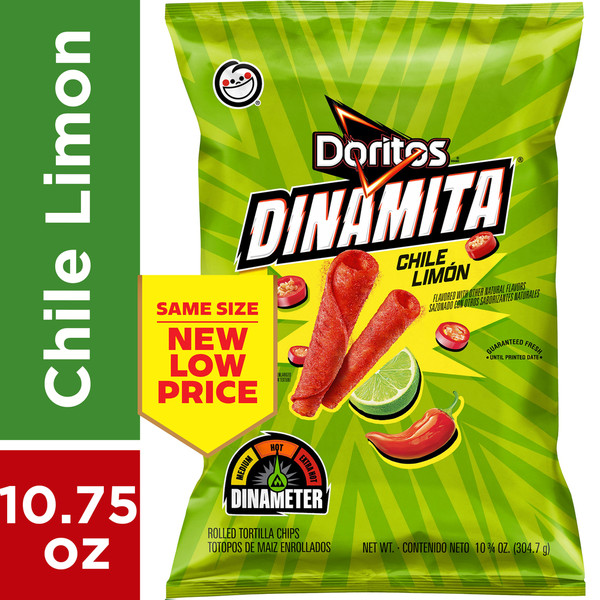 Doritos Dinamita Tortilla Chips Chile Limon