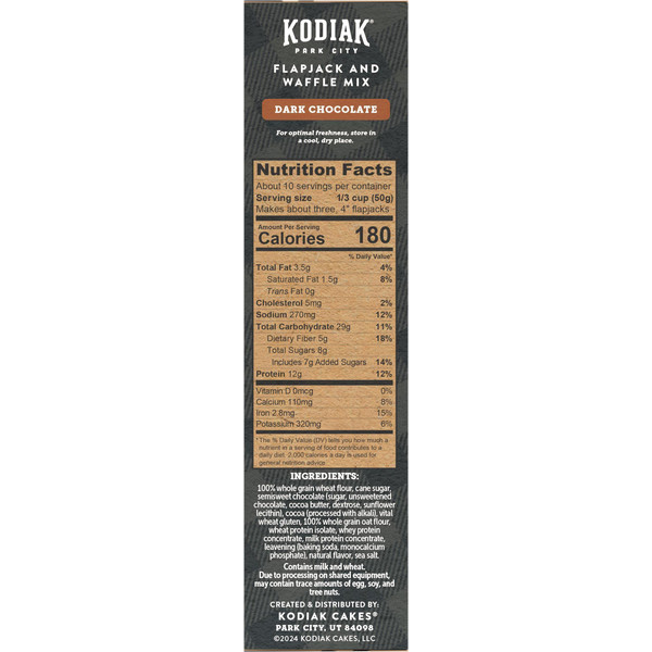 Kodiak Power Cakes Dark Chocolate Flapjack & Waffle Mix - Image 3