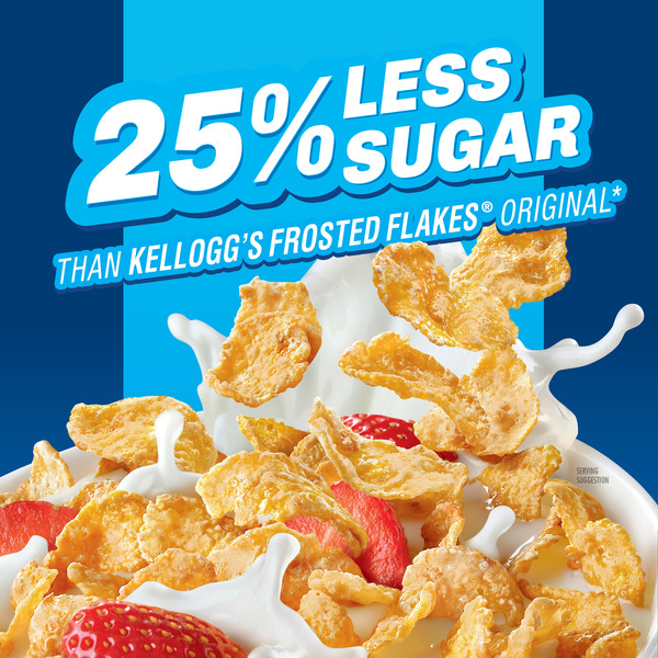Frosted Flakes 25% Less Sugar Breakfast Cereal, Box (1 Box) - Image 2