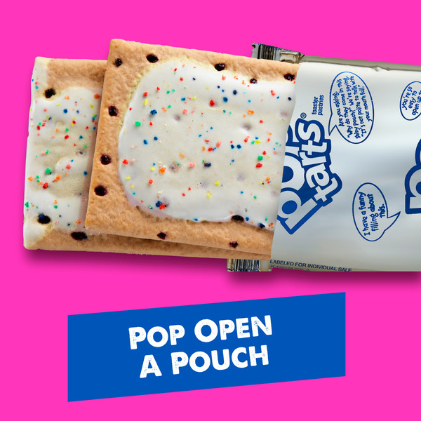 Pop-Tarts Frosted Blueberry Toaster Pastries, Breakfast Foods, Value Pack, 12 Count - Image 4