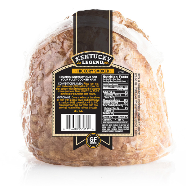 Kentucky Legend Quarter Sliced, Hickory Smoked Boneless Ham - Image 2