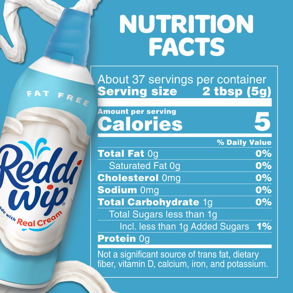Reddi-wip Fat Free Whipped Topping Made with Real Cream - Image 8