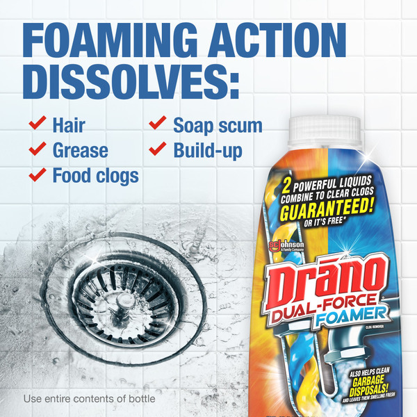 Drano® Dual-Force Foamer Clog Remover - Image 3