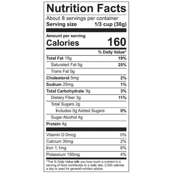 NuTrail Blueberry Cinnamon, No Sugar Added, Nut Granola - Image 4