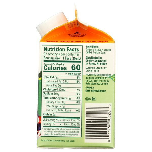 Organic Valley® Organic Heavy Whipping Cream - Image 8