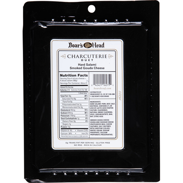 Boar's Head Charcuterie Duet: Hard Salami & Smoked Gouda - Image 5