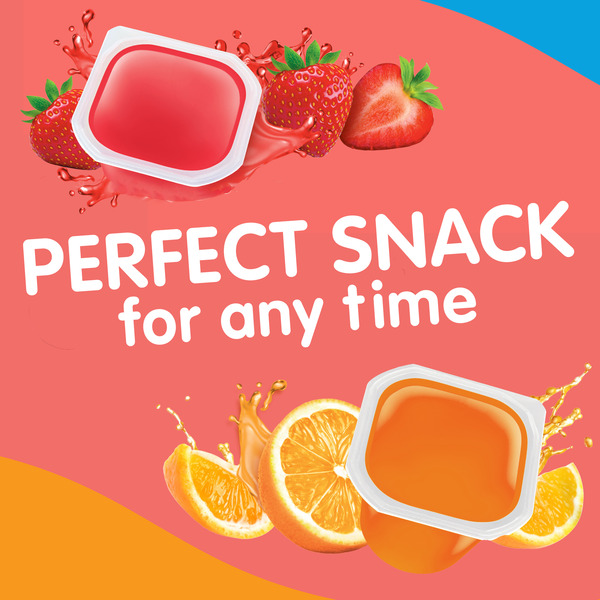 Snack Pack Zero Sugar Strawberry and Orange Juicy Gels - Image 4
