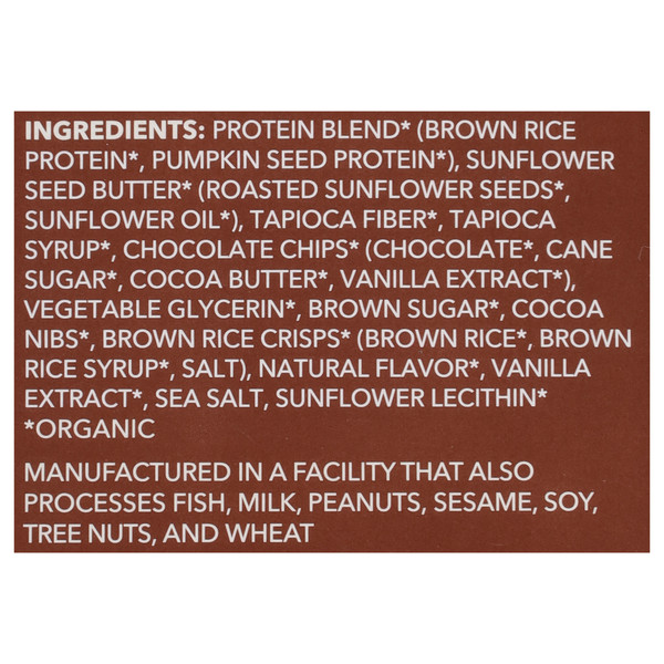 Aloha Protein Bars, Organic, Chocolate Chip Cookie Dough - Image 5