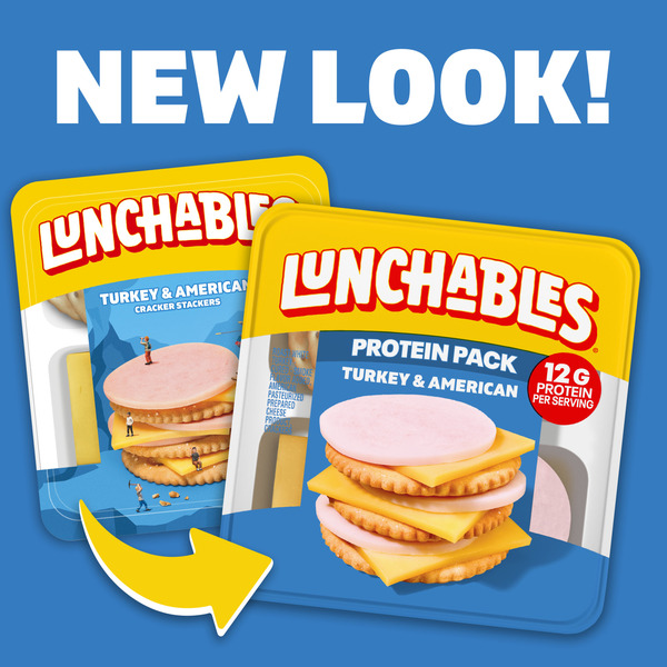 Lunchables Turkey and American Cracker Stackers Snack Kit - Image 2