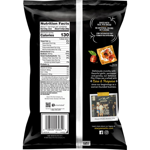 Stacy's Pita Chips, Parmesan Garlic & Herb - Image 2