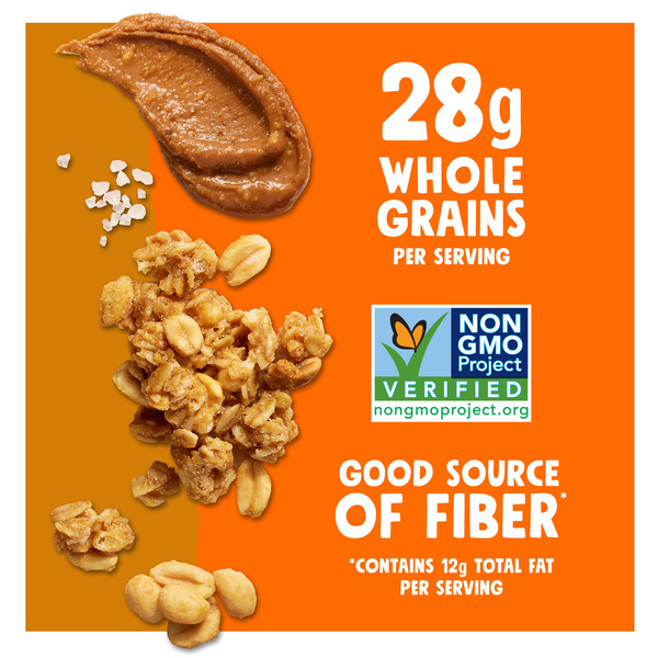Bear Naked Peanut Butter Granola Cereal, Good Source of Fiber, Whole Grain Snacks - Image 4