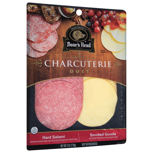 Boar's Head Charcuterie Duet: Hard Salami & Smoked Gouda - Image 2