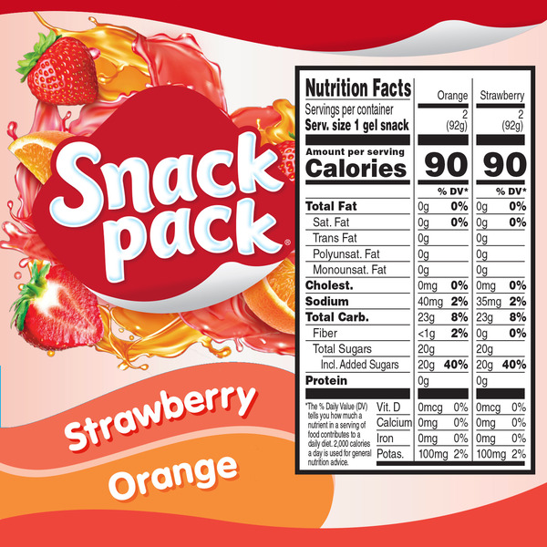 Snack Pack Strawberry and Orange Flavored Juicy Gels - Image 8