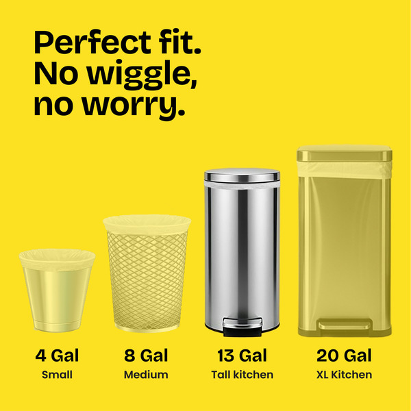 Glad ForceFlex Tall Kitchen Trash Bags, 13 Gal, Fresh Clean Scent with Febreze - Image 9