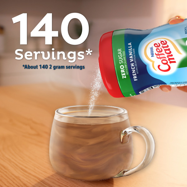 Coffee mate French Vanilla Sugar Free Powder Coffee Creamer - Image 4