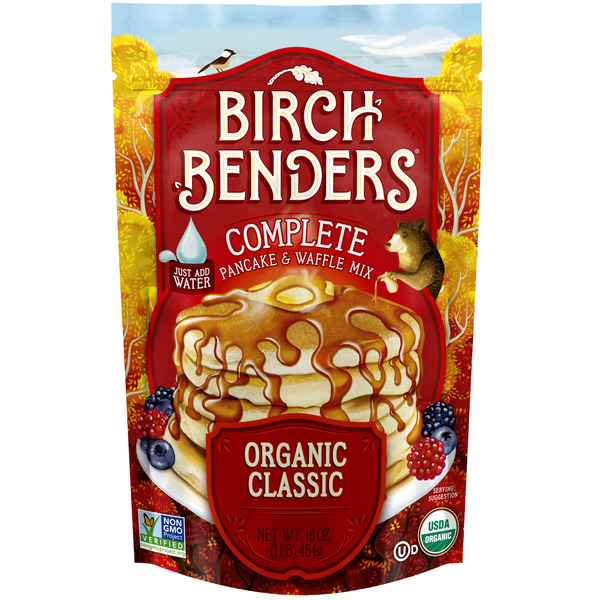Birch Benders Organic Classic Pancake & Waffle Mix, 16oz - Image 7