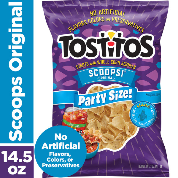 Tostitos Scoops Tortilla Chips, Original